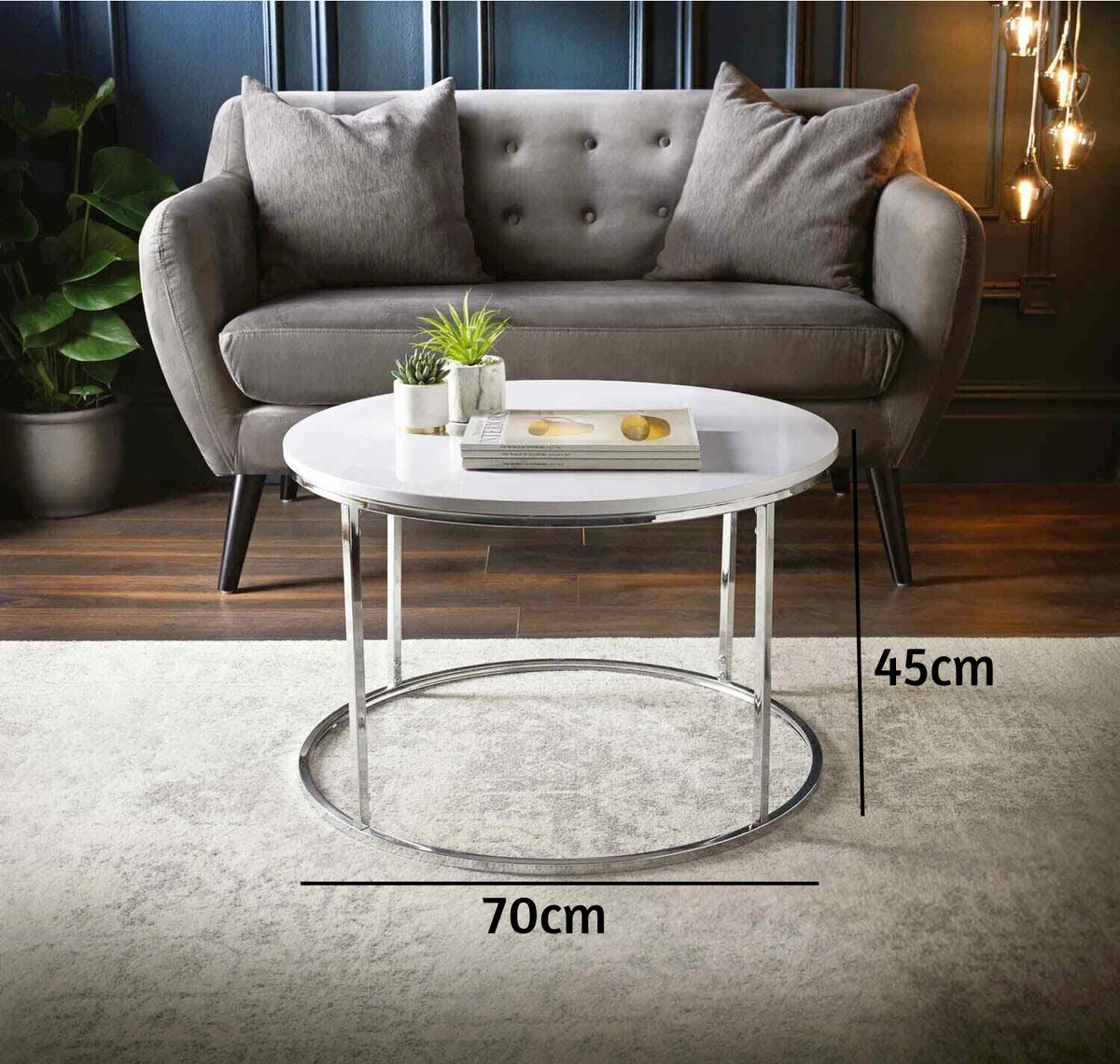 Round coffee table 70cm outlet