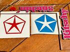 D0Dge Plym0Uth Pentastar Decal 2 Styles Large Sizes & Many Colors