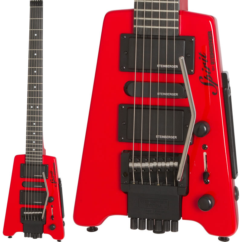 Steinberger Spirit GT-PRO DELUXE Hot Rod Red with gig bag