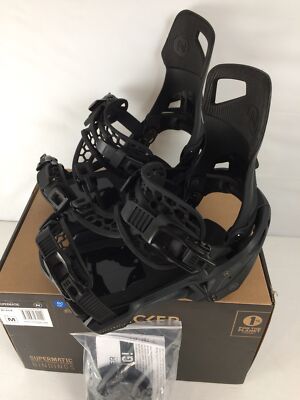Excellent Nidecker Supermatic Men's Snowboard Bindings, Black
