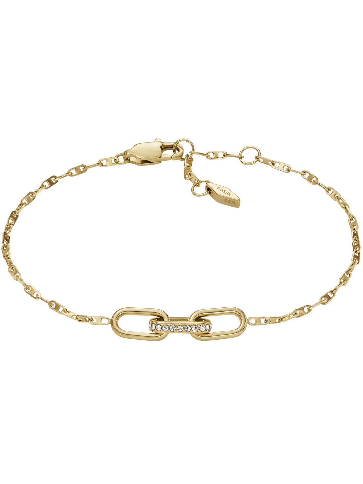 Нарукавная повязка Fossil JF04525710 Damen Edelstahl wei 19 см 12090₽