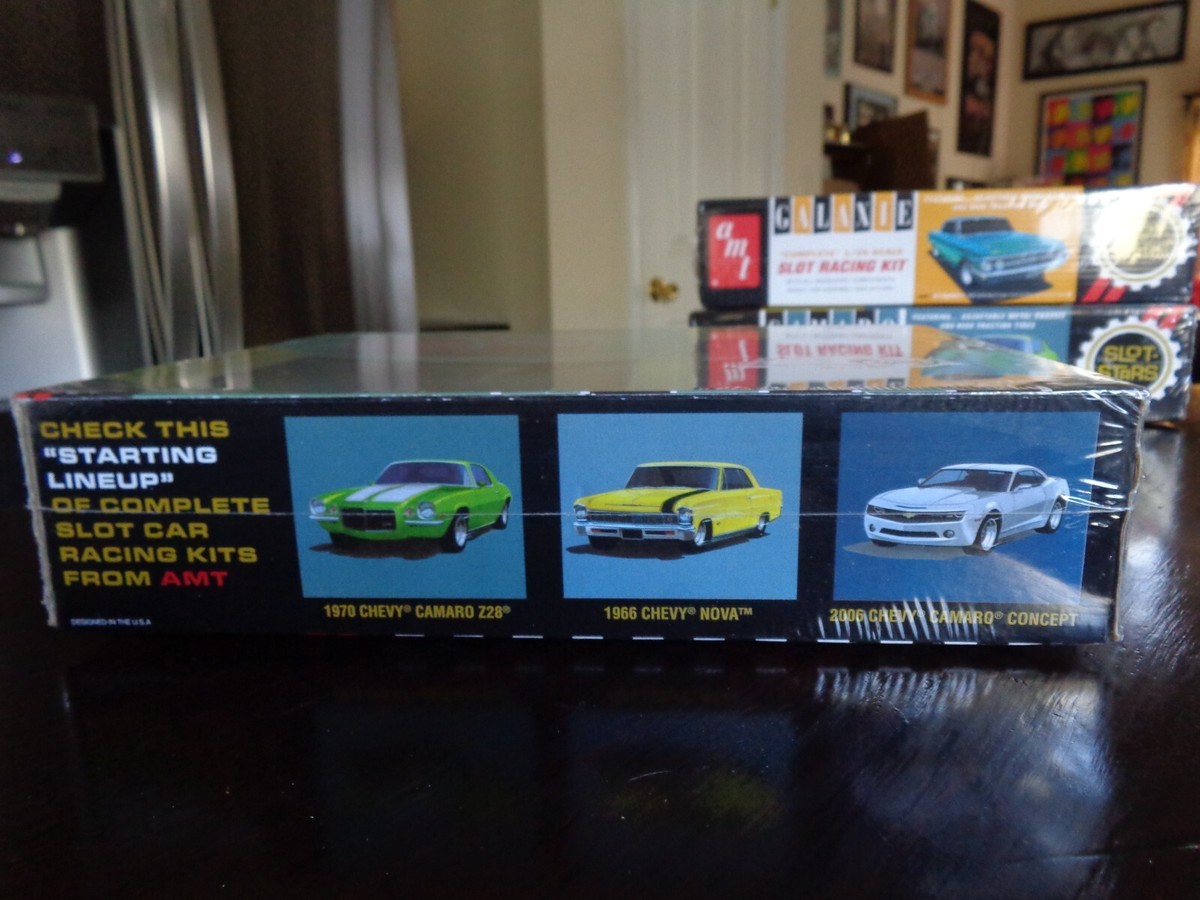 1957 CHEVROLET BEL AIR SLOT CAR KIT AMT ROUND 2 MODELS 1/25