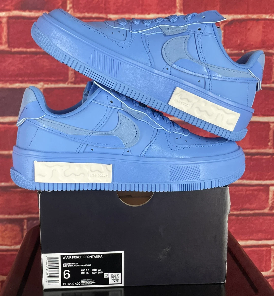 Air force one nike bleu sales