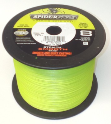 Spinnendraht Stealth glatt 8 Zopf 1800m gelb 20 Pfund (9,2 kg) 0,10 mm VERKAUF