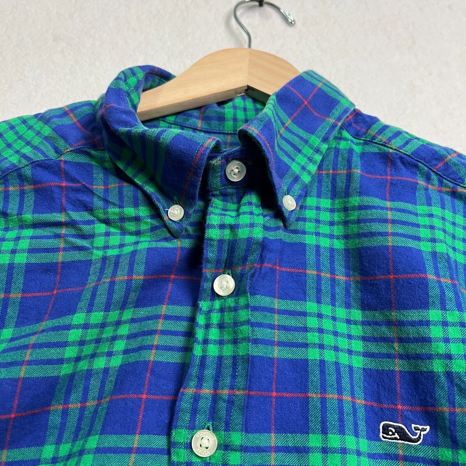 Vtg Vineyard Vines Dress Shirt Button Down Long S… - image 4