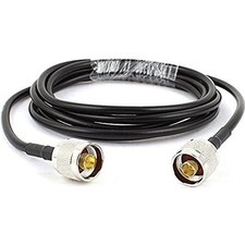 N Type Male to Male 2m Antenna Coaxial RG58 Extension Cable Connector High Qual