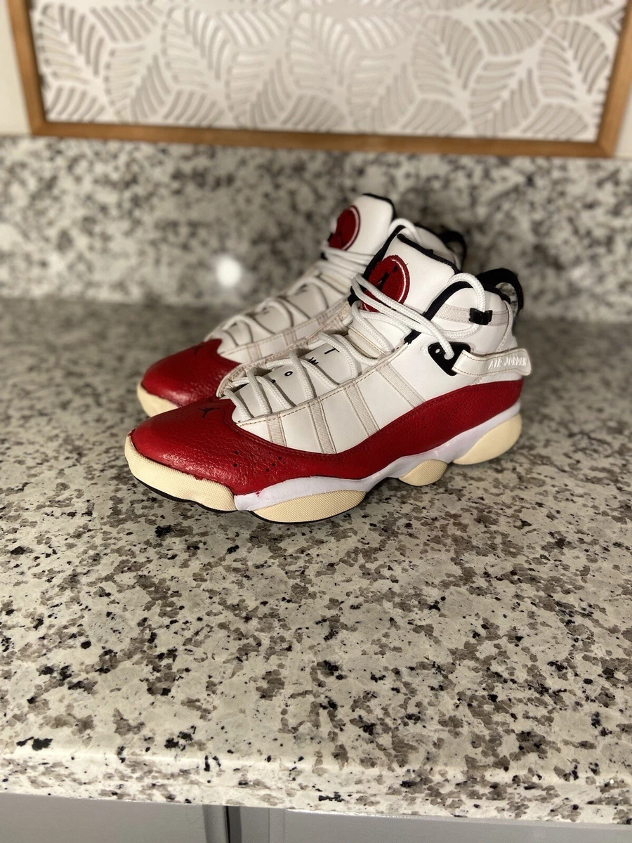 Jordan 6 rings shop white university red