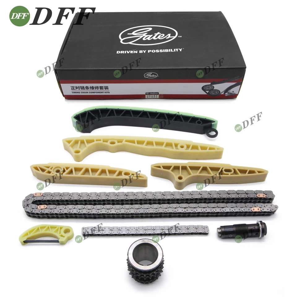 9X Kit de guía de tensor de cadena de distribución para Mercedes-Benz W221 M272 M273 3.0 3.5 5.5 Foto 2 de 4