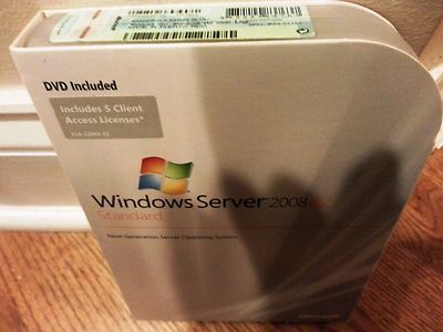 Microsoft Windows Server 2008 R2 Standard,SKU P73-04754,64-Bit,Full ...