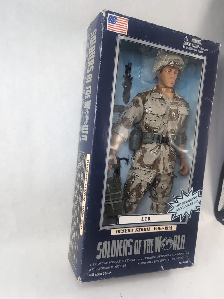 Novo: Soldiers Of The World 98430 RTO Desert Storm 90-91 Exército dos EUA escala 1/6, novo na caixa - Imagem 2 de 4