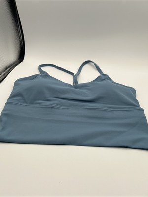 High Neck Sports Bra for Women Longline Full Coverage Sports Bras Size M