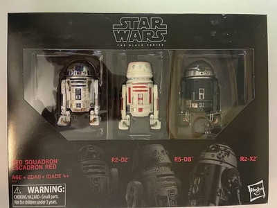 Star Wars Black Series RED SQUADRON ESCADRON RED R2-D2 R5-D8 R2-X2 Figures