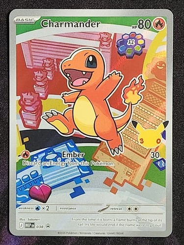 Pokemon Charmander 038 Black Star Promo BSP