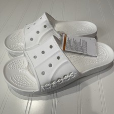 Crocs Men's and Women's Sandals - Baya II Slide - Size M7/W9 - White - New 