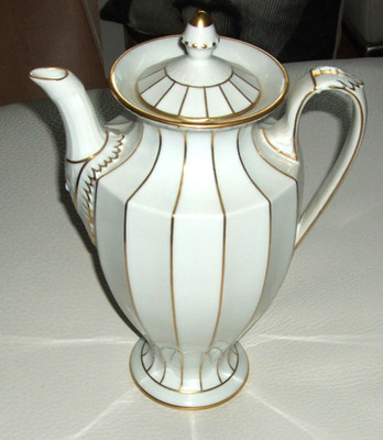 FÜRSTENBERG PORZELLAN - Grecque - Kaffeekanne 1,2 L - 22,5 / 25 / 18 cm - Top