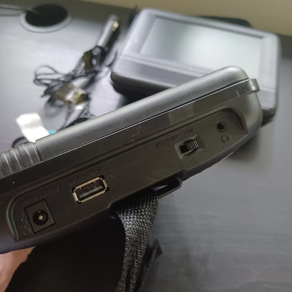 2X RCA Portable Car DVD Players 7" Screen W/Car Power Adapters - Working - Image 4 of 4