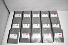 Lot of 15 Deal Worthy Composition Notebook 80 Sheet Assorted Ruled Black Marble