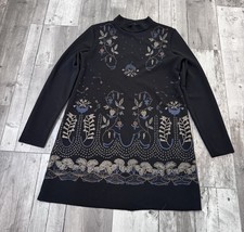 Zara Dress Midi Size Medium Long Sleeves NWT