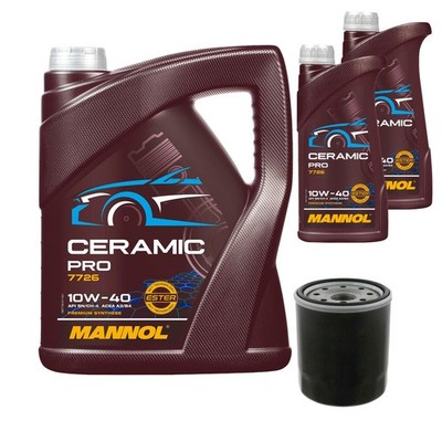 FEBI Ölfilter 7L MANNOL Ceramic Pro 10W-40 für Toyota Supra JZA70_ GA70_ MA70