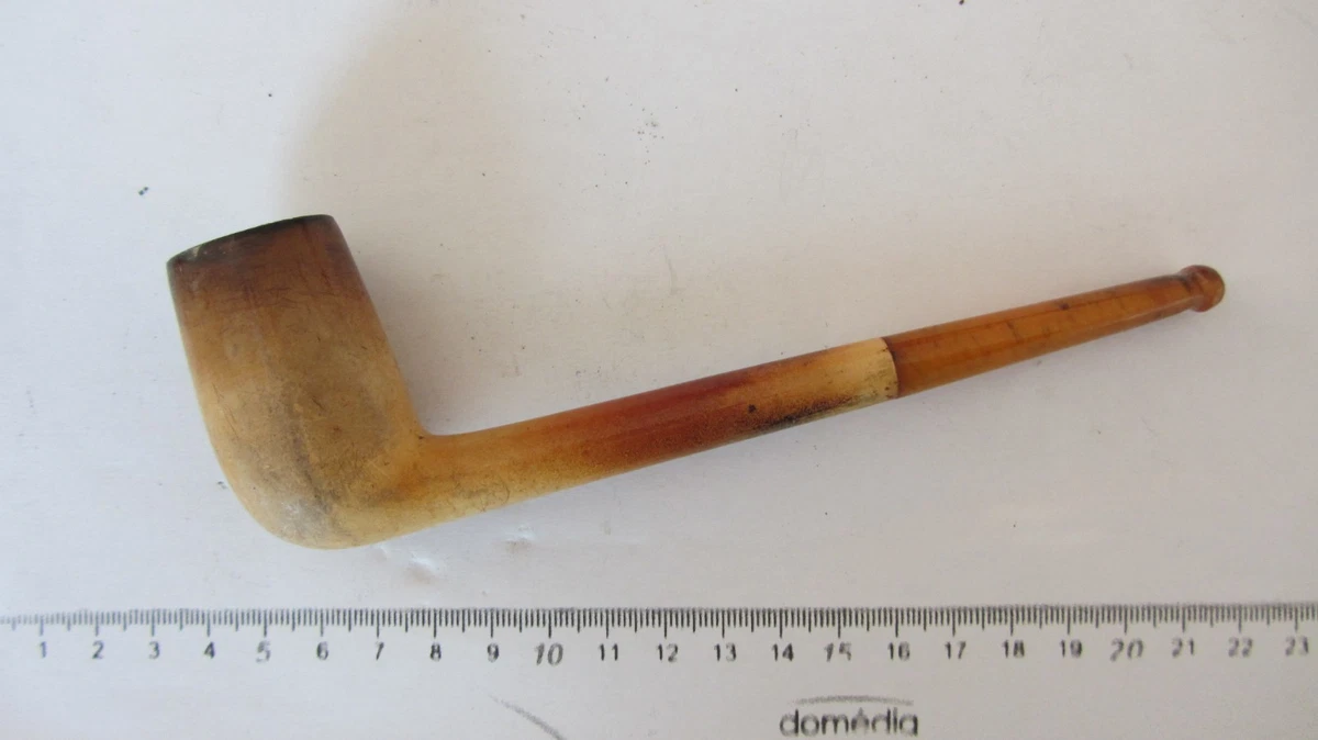 PIPE ANCIENNE ' la maison de la pipe ' st Claude Écume de mer cuire vintage EUR 14,50 - FR