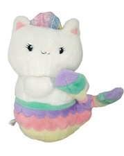 FAO Schwarz Glow Brights Meowmaid 11" Toy Plush Lights Sound Cat Uniforn 11 Inch