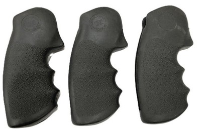 Hogue Monogrip Colt Python Full Size Black Rubber Grips NO Hardware