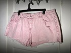 Women’s Shorts Size 20 Time And Tru Pink Denim Cutoff Distressed — photo 3