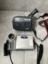 Sharp VL-AH151 and JVC GR-AX202 Camcorder Mini VHS Hi 8 mm Lot UNTESTED Video