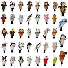 Golf Plush Cartoon Club Cover Cap Cover Club Sleeve Silly Driver Headcover Cute
