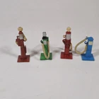 Lot Of 4 Vintage Dinky Toys Diecast Fuel Petrol Pumps