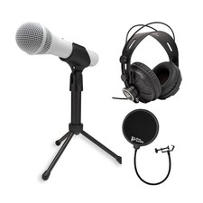 Samson Q2U USB and XLR Handheld White Dynamic...