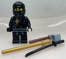 LEGO&reg; Minifigure Ninjago Cole The Golden Weapons from Set 2112 2516 2263 - njo006