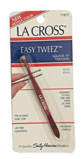 Sally Hansen La Cross Easy Tweez Square Tip Tweezers Metallic Red 71823