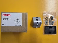 Item Angle Bracket Set,  (2 Sets) 40 x 40, 8mm, new in original Package.