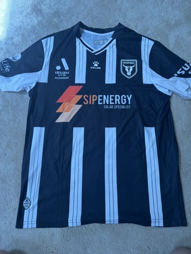 Macarthur FC Home Jersey - Australia A League Soccer - Men Large - Black