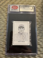 1950 Callahan Hall of Fame WALTER JOHNSON  Senators Rare SCD 8 NM/MT