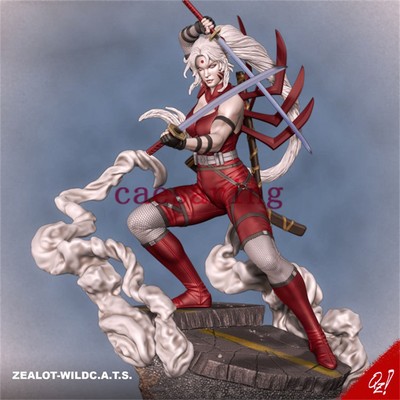 Zealot WILDC.A.T.S. 3D Printing Figure Unpainted Model GK Sculpture Blank Kit