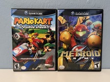 Nintendo Mario Kart Double Dash  Metroid Prime GameCube Clean Disc Warranty