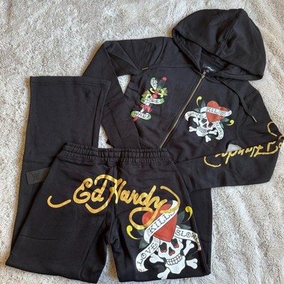 Ed Hardy Tracksuit (Size L)