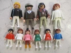 Lot of 10 Vintage Playmobil Geobra Figures 6 are kids