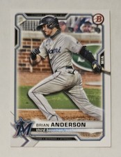 BRIAN ANDERSON 2021 Bowman #12 Marlins