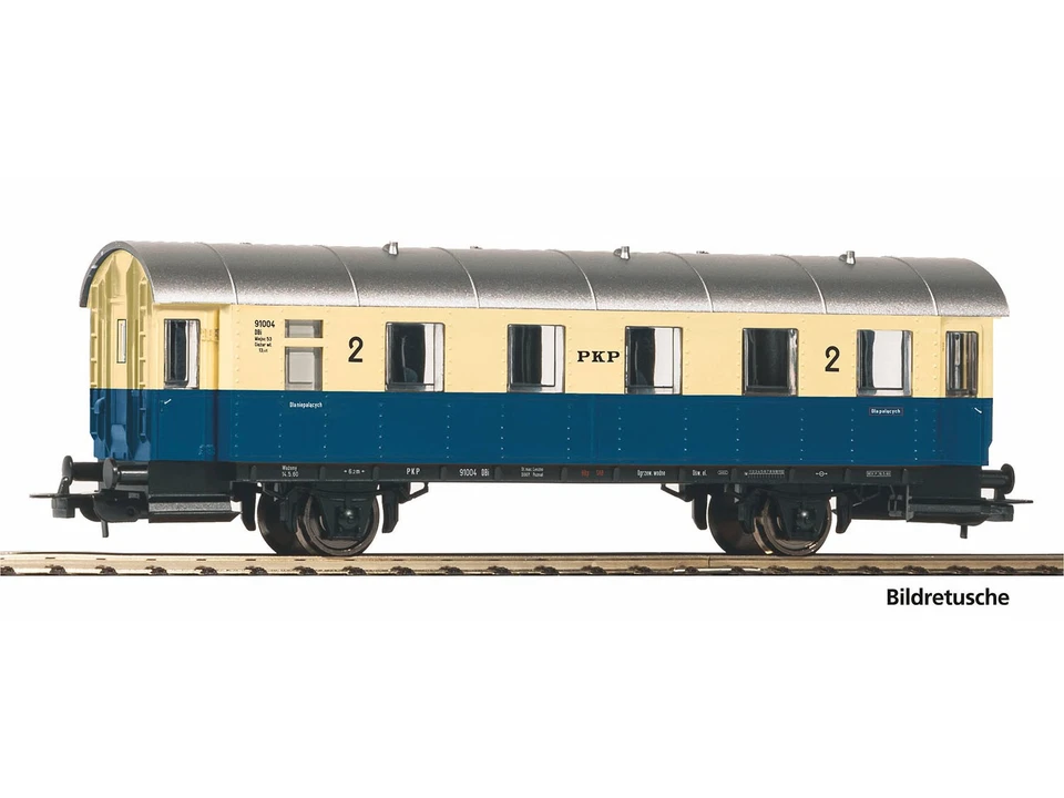 Piko Hobby PKP 2nd Class Railcar Trailer Coach III PK57638 HO Gauge
