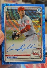 2020 Bowman Draft - Chrome Draft Picks Autographs Carson Ragsdale #CDA-CRA Blue