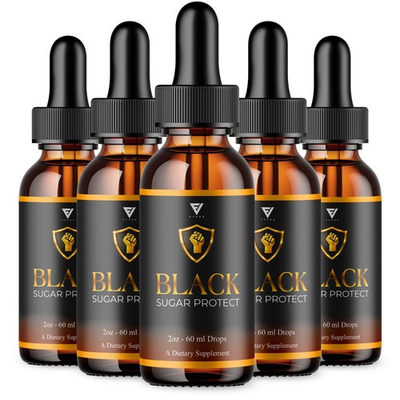 #ad 5 Pack Black Sugar Protect Drops BlackSugarProtect Blood Support 10oz $29.95
