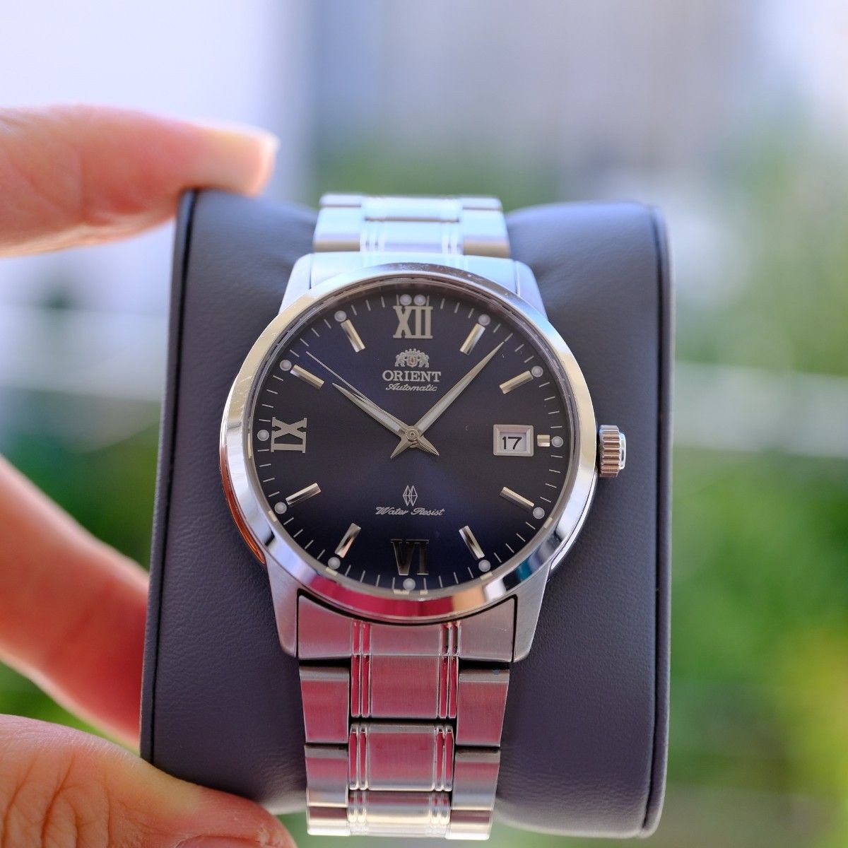 ORIENT Automatic Watch Silver Black - image 2