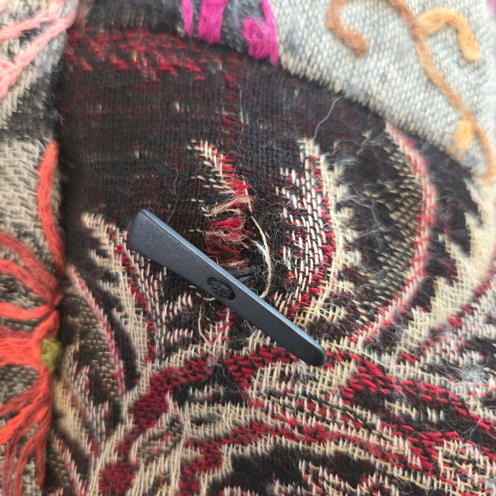 Soft Surroundings Wool Patchwork Jacket Women's B… - image 16