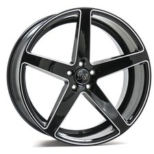22x9 1AV ZX9 Gloss Black Wheels Blank (35mm) Set of 4