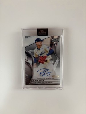 2025 TOPPS CHROME BLACK AUTOS REFRACTOR #RR RIVER RYAN 26/199