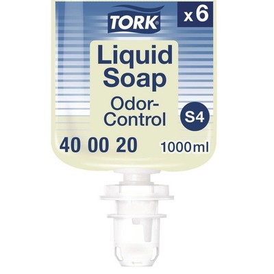 Tork 400020 1L Perfume Free Odor-Control Hand Soap Liquid S4 (6/Carton) New