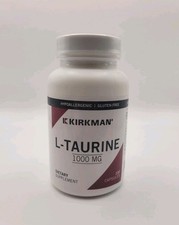 Kirkman Labs L-Taurine 1000 mg 100 Capsules Casein-Free, Egg-Free, Fish Free